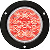 Peterson LED Stop/Turn/Tail 4" Red Mount 9 LED Clear Lens M818CR-9