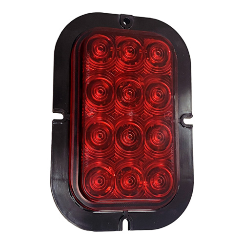 Peterson LED Stop Tail Turn RCT AMP HSG Flange 5.30'X3.44" MV - M853RF