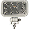 Peterson LED Work Light Rectangular, White Pedestal-Mount H/W 1000 Lm 3"X5"Mv - V906W-MV
