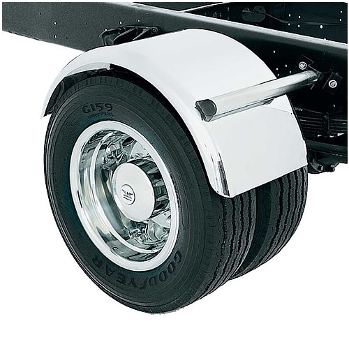 Phoenix USA SS Fender 21 Half Fender Fits Trucks with 19.5 x 6.75 or 7.5 with Wheels HF23