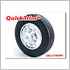 Phoenix USA Hub Cover Pts Hub Cover ABS Front 19.5 in 8 Lug 275MM BC with 20MM Studs - Q820F