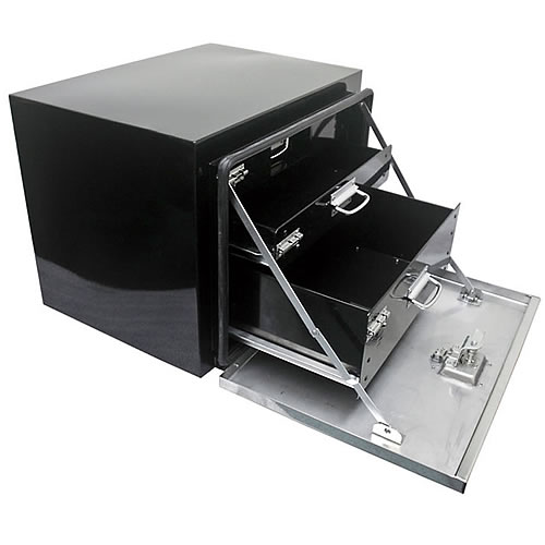 Phoenix USA ToBx 24L x 18D x 18H Steel Body SS Door with 3 Drawers STSD24D3