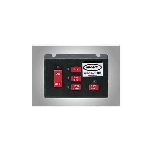 SHO-ME 21 Series Strobe Switch Panel - 6 Outlet 21.7206