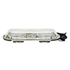 SHO-ME Dual Head LED Mini Bar, Plug-In Mounting, Amber/Blue - 12.0312.AB8