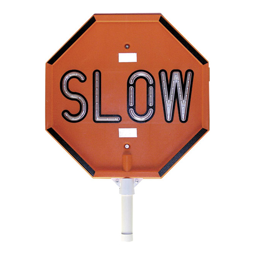 SVP Stop/Slow Traffic Control Sign