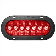 Peterson Red Oval Stop, Turn & Tail Lights M823R-7