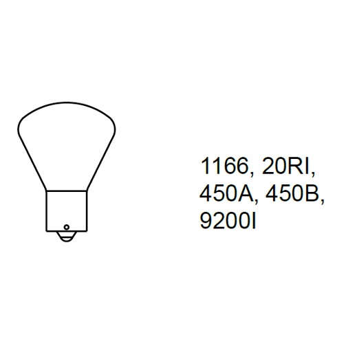 Star Single Contact Bulb, Bayonet Base, 35 Watt, 12V - 2073-1195