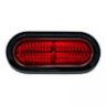 Star DLXTH LED Warning Lights, 6" Oval, Bezel Mount, 10-30V