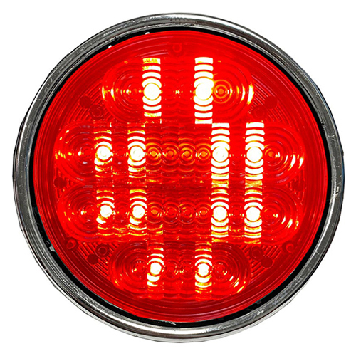 Star 4" Round Black Grommet, Tri-Color, Thirty-Six Array Led Head, 9-32V Dc DLXTRMC-4