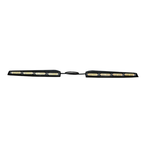 Star Ford Interceptor Sedan Lineum X Lightbar, Split Phantom, Dual Color, 10-16V ULB28-FIS