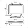 Truck Lite Rectangular S/T/T, Bulk - 07081-3