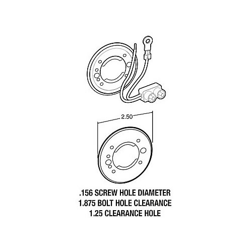 Truck Lite 10 Series Surface Mount Kit - 10004R