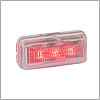 Truck Lite Led Signal Stat Marker/Clearance Rectangular With Clear Lens, Bulk - 1561-3