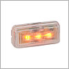 Truck Lite Led Signal Stat Marker/Clearance Rectangular With Clear Lens, Bulk - 1561A-3