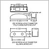 Truck Lite Rectangular, Mounting, Black Foam, Gasket for 19723/ 19724/ 19736 - 97050