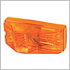 Truck Lite 22 Series, Incandescent, Yellow Rectangular, 1 Bulb, Side Turn Signal, 2 Screw, PL-3, 12V - 22016Y