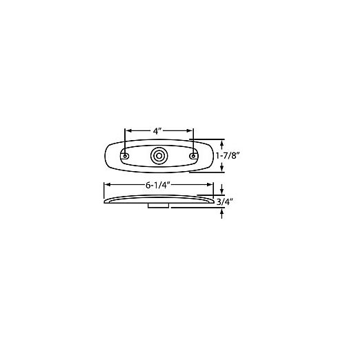 Truck Lite Led Clearance Side Marker Kit Sealed 12 Diode Pattern - 2673