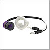 Truck Lite 33 Series .75" LED Round 1 Diode Purple Polycarbonate Lens, Low Amp Interior Utility & Dome Light Kit - 33067PR