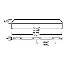 Truck Lite LED 35 Series ID Bar Aluminum