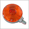 Truck Lite Signal-Stat, Incandescent, Red/Yellow Round, 1 Bulb, Dual Face, 1 Wire, Pedestal Light - 3801