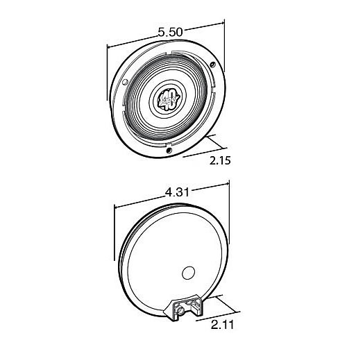 Truck Lite 40 Series B/U Lamp Kit - 40004