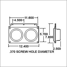 Truck Lite Flanged Plastic Stop/Turn/Tail Module