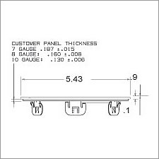 Truck Lite 44 Series Security Flange for Non-Flanged Lamps