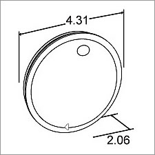 Truck Lite Male Pin 40 Stop/Turn/Tail 4'' Sealed