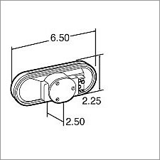 Truck Lite 60 Series Side Turn & Marker Clearance 6" Sealed - 60015R