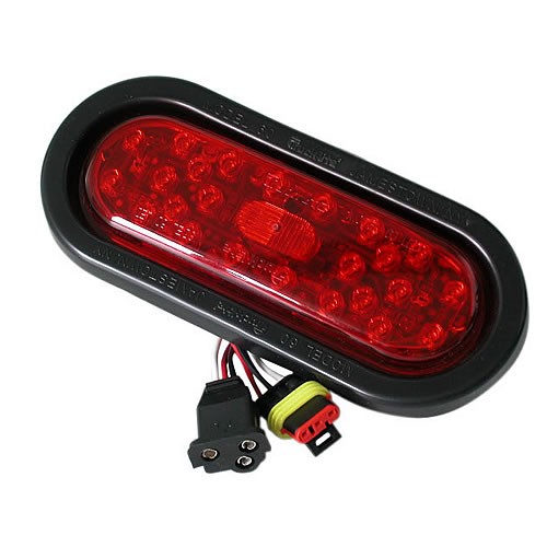 Truck Lite 60 Series Stop/Turn/Tail & Front/Park/Turn LED Oval Sealed/26 (S/T/T) or 44 (F/P/T) Diode Pattern