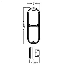 Truck Lite Stop/Turn/Tail & Front/Park/Turn LED Oval Sealed 10 Diode Pattern