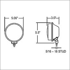 Truck Lite Par 36 Rubber Multi-Purpose - 620W-4