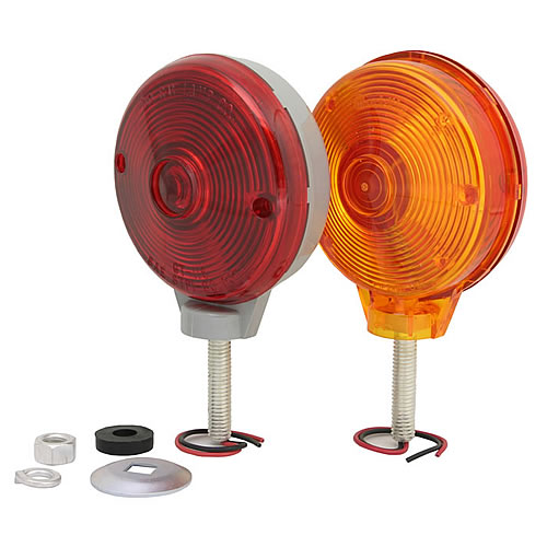 Truck Lite Single & Double Face Pedestal Lamps Bulb Replaceable