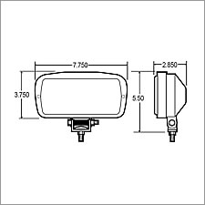 Truck Lite Halogen Driving Light - 80513