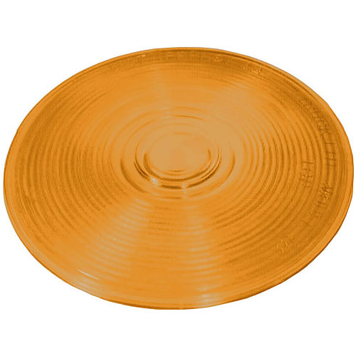 Truck Lite Round, Yellow, Acrylic, Replacement Lens for Front, Rear Lighting - 99007Y