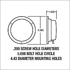 Truck Lite 80 Series Back-Up 5-1/2" Bulb Replaceable