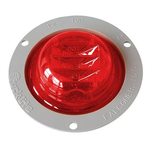 Truck Lite Led 10 Series Combo Lamp with Gray Flange - 10379R