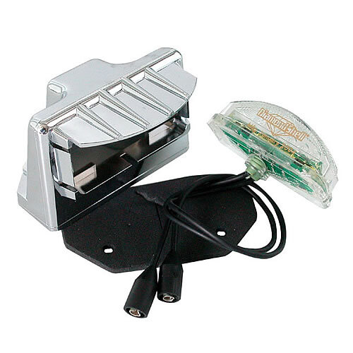Truck Lite Led 15 Series License Lamp Kit, Diamond Shell, 12 Volt, Chrome Bracket - 15059