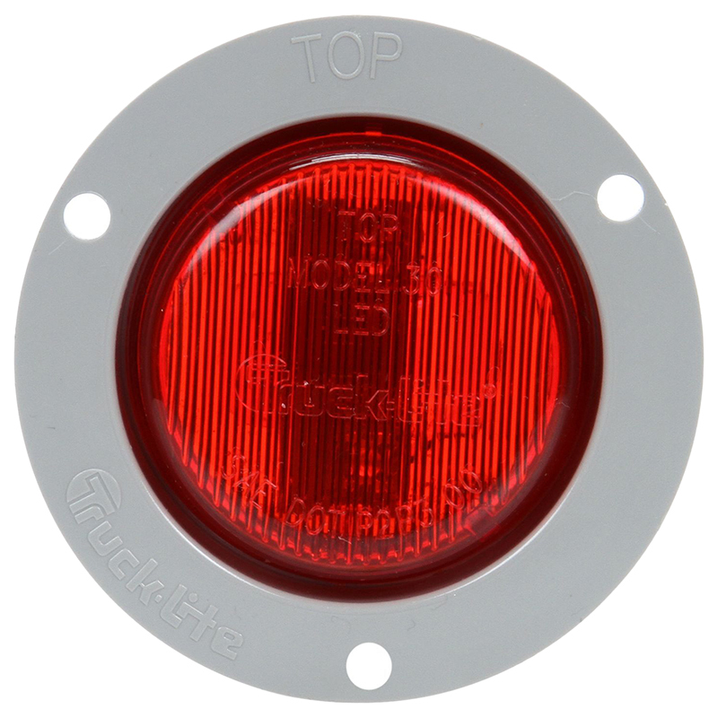 Truck Lite Led 30 Series Low Profile Lamp And Gray Flange 30272R