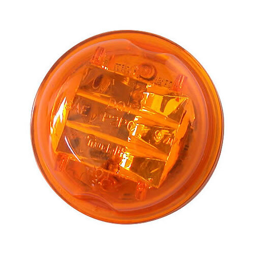 Truck Lite Led 30 Series High Profile Lamp, Fit-N-Forget Marker/Clearance, 12V, Yellow 30375Y