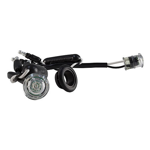 Truck Lite Led 33 Series Aux. Grommet Mount Kit, Clear - 33060C