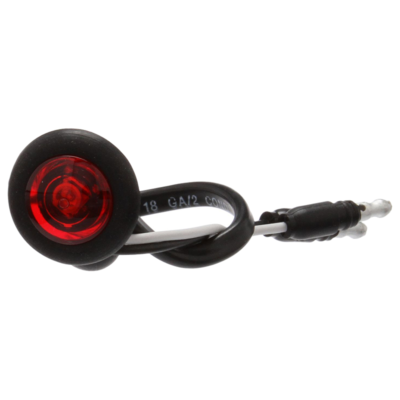 Truck Lite Led 33 Series Aux. Grommet Mount Kit, Red - 33060R