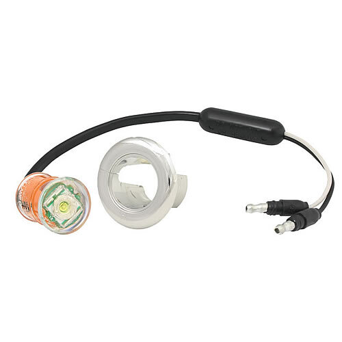 Truck Lite Led 33 Series Aux. Flange Mount Kit, Clear - 33062C