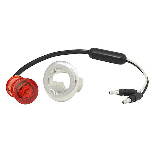 Truck Lite Led 33 Series Aux. Flange Mount Kit, Red - 33062R