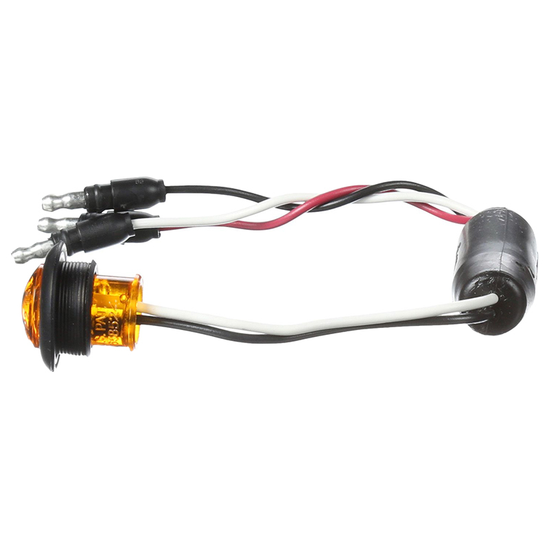 Truck Lite Led 3 Wire Lamp P2, Amb, 12V 33725 33204Y