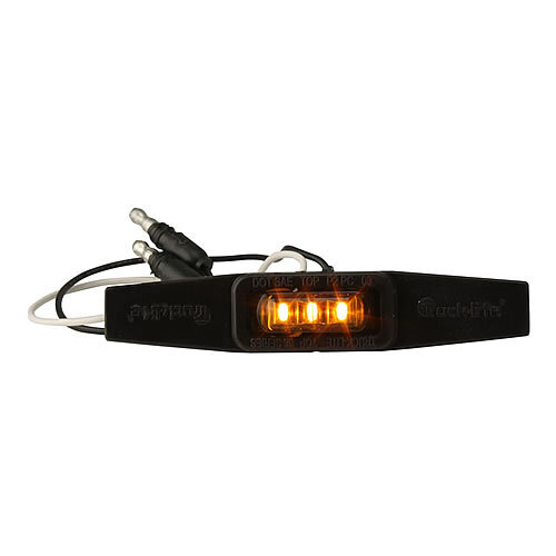 Truck Lite Led 36 Series Flex Lamp, Winged, Side Exit Wire, Yellow 36100Y