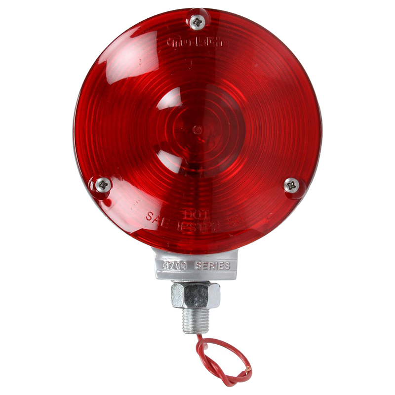 Truck Lite Single Face Die Cast Pedestal Bulb Replaceable Lamp With Gray Hsng. - 3701