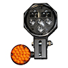 Truck Lite 37 Series, LED, 7", Round, 6 Diode, Right Hand Side, Heated, Snow Plow Light - 37276C