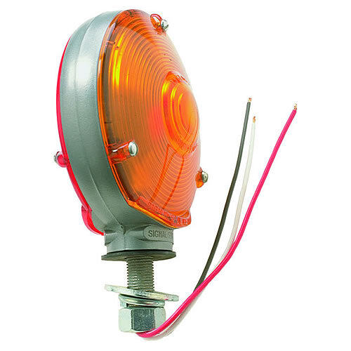Truck Lite Double Face Die Cast, Pedestal Three Wire Lamp With Gray Hsng - 3810