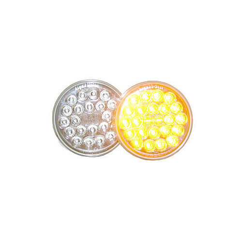 Truck Lite LED Signal Stat Stop Tail Turn 4" Round Clear Lamp Lens - 4051A